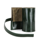 Maxbell Watch Roll up Organizer 6 Slots Business Anti Scratch Jewelry Roll Watch Bag Green