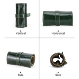 Maxbell Watch Roll up Organizer 6 Slots Business Anti Scratch Jewelry Roll Watch Bag Green