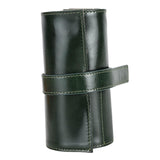 Maxbell Watch Roll up Organizer 6 Slots Business Anti Scratch Jewelry Roll Watch Bag Green