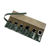 Maxbell Watch Roll up Organizer 6 Slots Business Anti Scratch Jewelry Roll Watch Bag Green