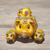 Maxbell Trinket Box Creative Jewelry Organizer for Bracelet Necklace Home Decoration Pink