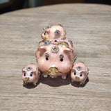 Maxbell Trinket Box Creative Jewelry Organizer for Bracelet Necklace Home Decoration Pink