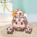 Maxbell Trinket Box Creative Jewelry Organizer for Bracelet Necklace Home Decoration Pink