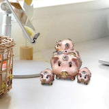 Maxbell Trinket Box Creative Jewelry Organizer for Bracelet Necklace Home Decoration Pink