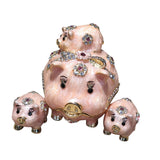 Maxbell Trinket Box Creative Jewelry Organizer for Bracelet Necklace Home Decoration Pink