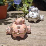 Maxbell Trinket Box Creative Jewelry Organizer for Bracelet Necklace Home Decoration Pink