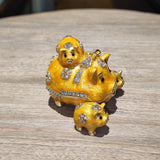 Maxbell Trinket Box Creative Jewelry Organizer for Bracelet Necklace Home Decoration Pink