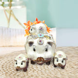 Maxbell Trinket Box Creative Jewelry Organizer for Bracelet Necklace Home Decoration White