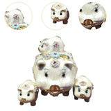 Maxbell Trinket Box Creative Jewelry Organizer for Bracelet Necklace Home Decoration White
