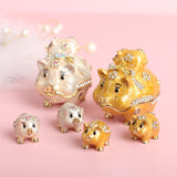 Maxbell Trinket Box Creative Jewelry Organizer for Bracelet Necklace Home Decoration White