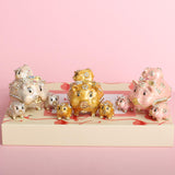 Maxbell Trinket Box Creative Jewelry Organizer for Bracelet Necklace Home Decoration White