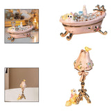 Maxbell Small Trinket Box Display Rings Holder for Party Favors Centerpieces Wedding Bathtub