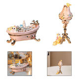 Maxbell Small Trinket Box Display Rings Holder for Party Favors Centerpieces Wedding Bathtub