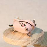 Maxbell Small Trinket Box Display Rings Holder for Party Favors Centerpieces Wedding Bathtub
