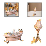 Maxbell Small Trinket Box Display Rings Holder for Party Favors Centerpieces Wedding Bathtub