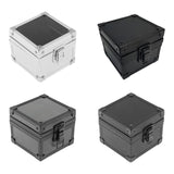 Maxbell Watch Travel Case Single Slot Luxury Watch Box for Memento Keepsake Birthday Silver