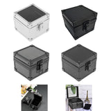 Maxbell Watch Travel Case Single Slot Luxury Watch Box for Memento Keepsake Birthday Silver