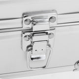 Maxbell Watch Travel Case Single Slot Luxury Watch Box for Memento Keepsake Birthday Silver