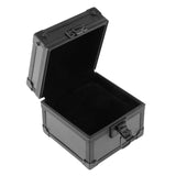 Maxbell Watch Travel Case Single Slot Multifunctional Watch Box for Memento Birthday Pure Black