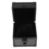 Maxbell Watch Travel Case Single Slot Multifunctional Watch Box for Memento Birthday Pure Black