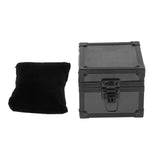 Maxbell Watch Travel Case Single Slot Multifunctional Watch Box for Memento Birthday Pure Black