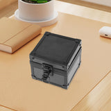 Maxbell Watch Travel Case Single Slot Multifunctional Watch Box for Memento Birthday Pure Black