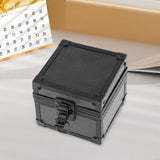 Maxbell Watch Travel Case Single Slot Multifunctional Watch Box for Memento Birthday Pure Black