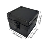Maxbell Watch Travel Case Single Slot Multifunctional Watch Box for Memento Birthday Pure Black