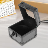 Maxbell Watch Travel Case Single Slot Luxury Watch Box for Memento Keepsake Birthday Black