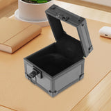 Maxbell Watch Travel Case Single Slot Luxury Watch Box for Memento Keepsake Birthday Black