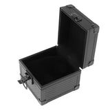 Maxbell Watch Travel Case Single Slot Multifunctional Watch Box for Memento Birthday Carbon Fiber Black