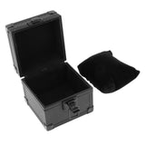 Maxbell Watch Travel Case Single Slot Multifunctional Watch Box for Memento Birthday Carbon Fiber Black