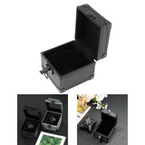 Maxbell Watch Travel Case Single Slot Multifunctional Watch Box for Memento Birthday Carbon Fiber Black