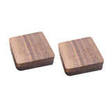 Maxbell Coin Presentation Display Box Wood Showcase Universal Square Collection Case Black Velvet