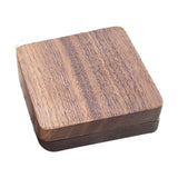 Maxbell Coin Presentation Display Box Wood Showcase Universal Square Collection Case Black Velvet