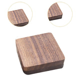 Maxbell Coin Presentation Display Box Wood Showcase Universal Square Collection Case Black Velvet