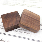 Maxbell Coin Presentation Display Box Wood Showcase Universal Square Collection Case Black Velvet