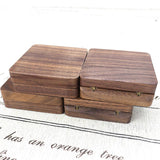 Maxbell Coin Presentation Display Box Wood Showcase Universal Square Collection Case Black Velvet