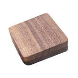 Maxbell Coin Presentation Display Box Wood Showcase Universal Square Collection Case Red Velvet