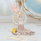 Maxbell Jewelry Stand Modern Resin Show Rack for Props Event Shopping Mall Placement