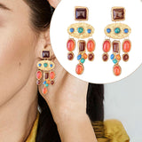 Maxbell Dangle Earrings Creative Vintage Design Drop Earrings for Mother Wife Bridal