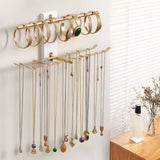 Maxbell Wall Mounted Jewelry Organizer Storage Holder for Necklaces Watches Hairband