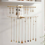 Maxbell Wall Mounted Jewelry Organizer Storage Holder for Necklaces Watches Hairband
