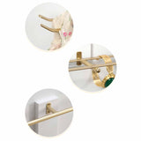 Maxbell Wall Mounted Jewelry Organizer Storage Holder for Necklaces Watches Hairband