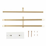 Maxbell Wall Mounted Jewelry Organizer Storage Holder for Necklaces Watches Hairband