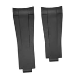 Maxbell Watch Band Replace Classic for Women Men Repair Accessories Wristwatch Strap Black