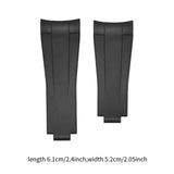 Maxbell Watch Band Replace Classic for Women Men Repair Accessories Wristwatch Strap Black