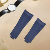 Maxbell Watch Band Replace Classic for Women Men Repair Accessories Wristwatch Strap Dark Blue