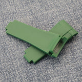 Maxbell Watch Band Replace Classic for Women Men Repair Accessories Wristwatch Strap Green
