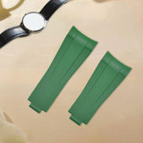 Maxbell Watch Band Replace Classic for Women Men Repair Accessories Wristwatch Strap Green